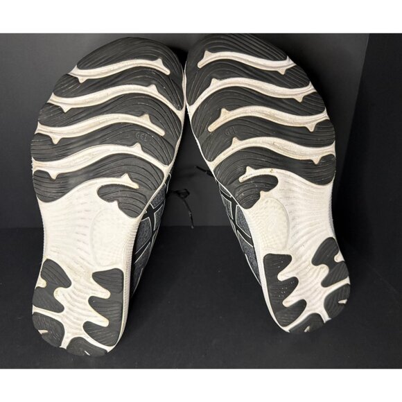 Asics Gel Nimbus 24 Black White Athletic Shoe Running Mens 13 - Picture 6 of 7